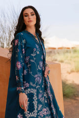 Rezene by Republic Unstitched 3 Piece Summer Lawn Vol II Suit-D-06-B