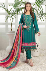 Seher by Tawakkal Unstitched 3 Piece Linen Suit-S-7541-B