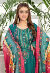 Seher by Tawakkal Unstitched 3 Piece Linen Suit-S-7541-B