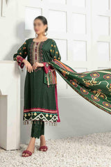 Seher by Tawakkal Unstitched 3 Piece Linen Suit-S-7545-A
