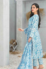 Frey by Tawakkal Unstitched 3 Printed & Emb Lawn Suit-FT-8639