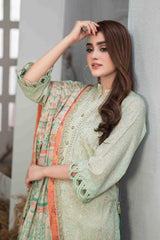 Frey by Tawakkal Unstitched 3 Printed & Emb Lawn Suit-FT-8642