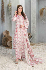 Frey by Tawakkal Unstitched 3 Printed & Emb Lawn Suit-FT-8647