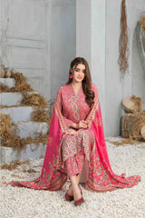 Frey by Tawakkal Unstitched 3 Printed & Emb Lawn Suit-FT-8648