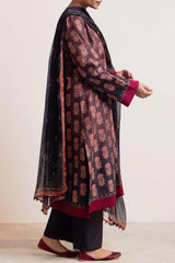 Coco Prints by Zara Shahjahan Unstitched 3 Piece Lawn Suit-D-09-Surkh