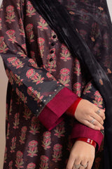 Coco Prints by Zara Shahjahan Unstitched 3 Piece Lawn Suit-D-09-Surkh