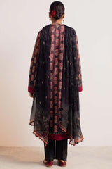 Coco Prints by Zara Shahjahan Unstitched 3 Piece Lawn Suit-D-09-Surkh