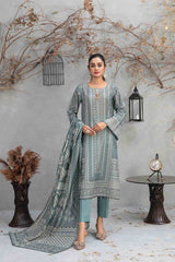 Amaya by Tawakkal Unstitched 3 Piece Digital Printed Slub Lawn Collection'2023-A-9065