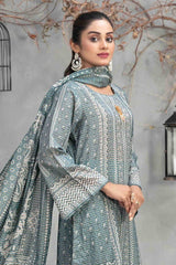 Amaya by Tawakkal Unstitched 3 Piece Digital Printed Slub Lawn Collection'2023-A-9065