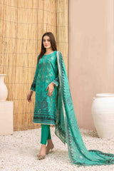 Laleh by Tawakkal Unstitched 3 Piece Slub Digital Print Lawn Suit-L-9163