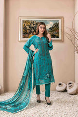 Laleh by Tawakkal Unstitched 3 Piece Slub Digital Print Lawn Suit-L-9165