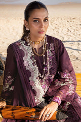 Saira Shakira Unstitched 3 Piece Luxury Lawn Suit-DAHLIA-B