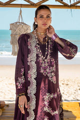 Saira Shakira Unstitched 3 Piece Luxury Lawn Suit-DAHLIA-B
