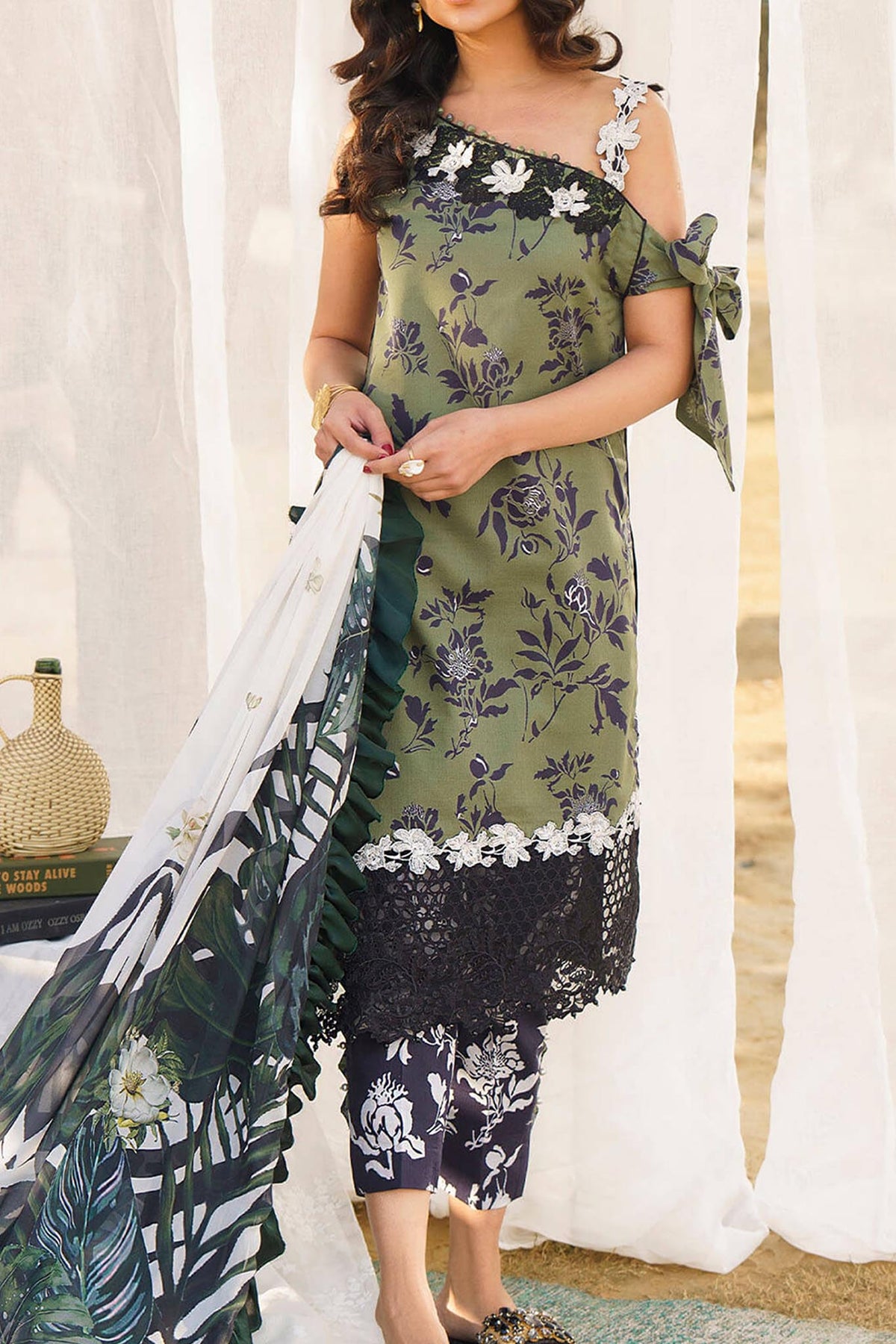 Meraki by Asifa N Nabeel Unstitched 3 Piece Lawn Collection'2024-Darcy