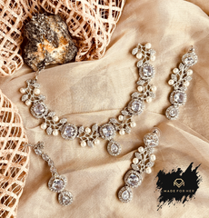 Made For Her-Dazzling Enchant Necklace Set - KSH1025