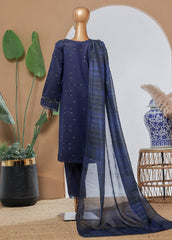 Damask By HZ Stitched 3 Piece Gold Jacquard Eid Edit Collection-DBJ-041