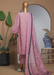 Damask By HZ Stitched 3 Piece Gold Jacquard Eid Edit Collection-DBJ-047