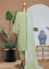 Damask By HZ Stitched 3 Piece Gold Jacquard Eid Edit Collection-DBJ-050
