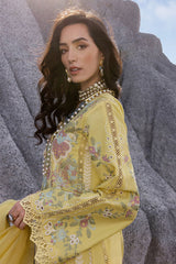 Saira Shakira Unstitched 3 Piece Luxury Lawn Suit-DILARA-B