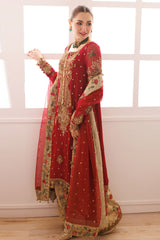 Dastan E Jashan By Charizma Unstitched 3 Piece Premium Chiffon Limited Edition Suit-DJ5-05