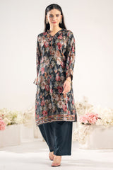 Odyssey By Dor Stitched Co Ords Printed Jacquard Chapter-01 Collection'2025-DJOC-03-Dark Grey