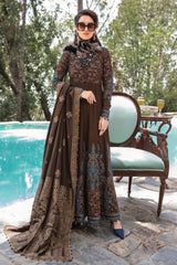 Maria B Unstitched 3 Piece Linen Winter Suit-DL-1001