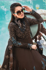 Maria B Unstitched 3 Piece Linen Winter Suit-DL-1001