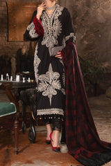 Maria B Unstitched 3 Piece Linen Winter Suit-DL-1004