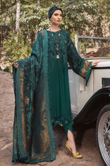 Maria B Unstitched 3 Piece Linen Winter Suit-DL-1005
