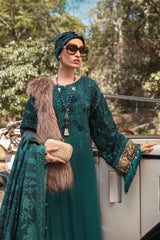 Maria B Unstitched 3 Piece Linen Winter Suit-DL-1005