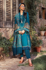 Maria B Unstitched 3 Piece Linen Winter Suit-DL-1009