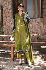 Maria B Unstitched 3 Piece Linen Winter Suit-DL-1011