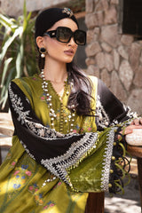 Maria B Unstitched 3 Piece Linen Winter Suit-DL-1011