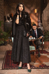 Maria B Unstitched 3 Piece Linen Winter Suit-DL-1012