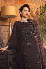 Maria B Unstitched 3 Piece Linen Winter Suit-DL-1012