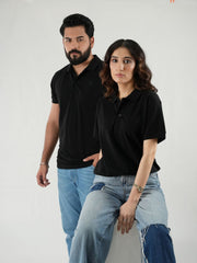Mercato Black Polo Shirt