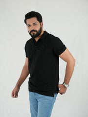 Mercato Black Polo Shirt