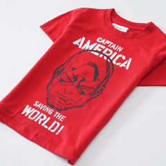 Kjunction Boys Half Sleeves-Printed T-Shirt