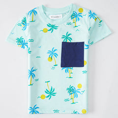 Kjunction Boys Half Sleeves-Printed T-Shirt