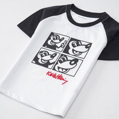 Kjunction Boys Half Sleeves-Printed T-Shirt