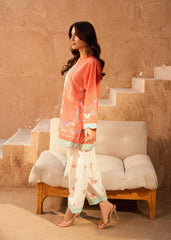 Nairah Co Ords Summer Ramadan Edit Suit-CORAL GARDEN