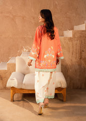 Nairah Co Ords Summer Ramadan Edit Suit-CORAL GARDEN