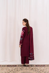 Feathers Unstitched Winter Arrivals Suit-ZARENE-FT558