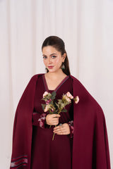 Feathers Unstitched Winter Arrivals Suit-ZARENE-FT558