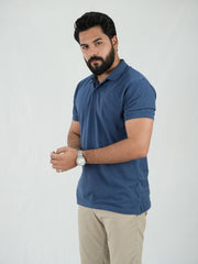 Mercato Navy Blue Polo Shirt