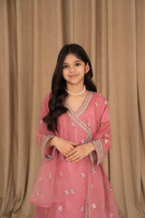 Khayat Stitched 3 Piece Formals Kids Suit-Noor