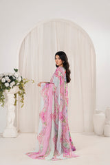 Feathers Unstitched 3 Piece Digital Printed Lawn Summer Suit-MIRZELLA-FT708