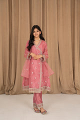 Khayat Stitched 3 Piece Formals Kids Suit-Noor