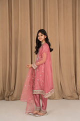 Khayat Stitched 3 Piece Formals Kids Suit-Noor