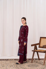 Feathers Unstitched Winter Arrivals Suit-EISLEN-FT554